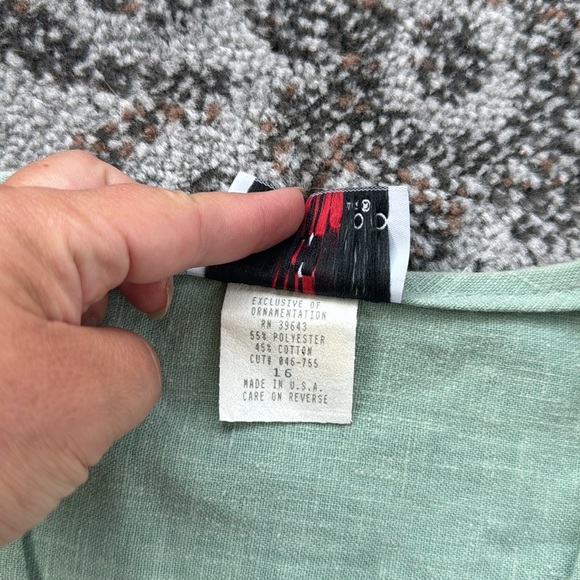 Vintage Cape Cod Sportswear Vest & Pant Set Mint Green 16 - Picture 5 of 12